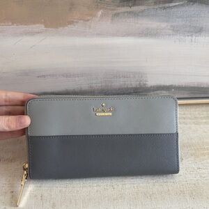 Kate Spade Two-Tone Gray Wallet